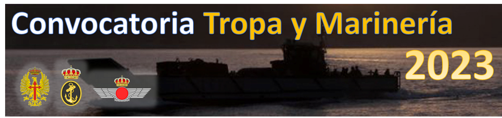 Convocatoria Tropa y marinería 2023